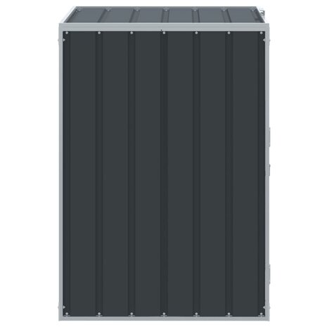 Containerberging voor 1 container 72x81x115 cm staal antraciet