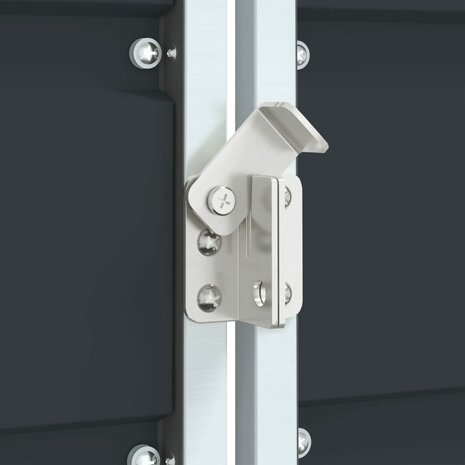 Containerberging voor 3 containers 216x81x115cm staal antraciet
