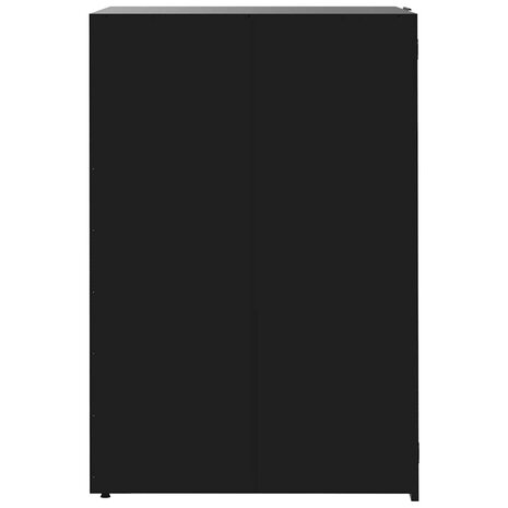 Containerberging voor 6 containers 414x79x117 cm staal zwart