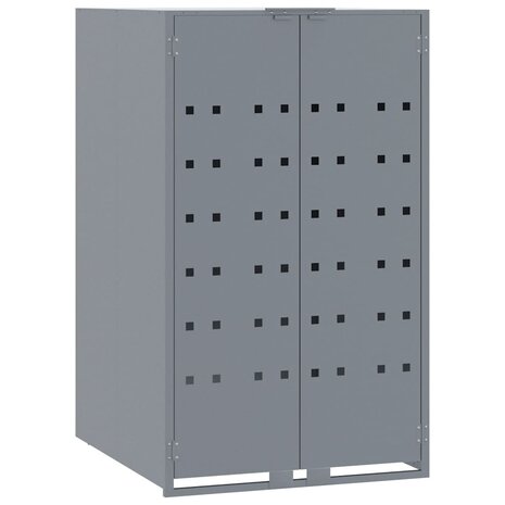 Containerberging voor 3 containers 207x79x117 cm staal grijs