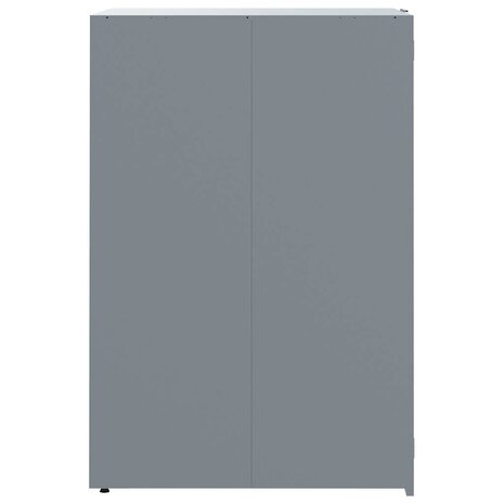 Containerberging voor 2 containers 138x79x117 cm staal grijs