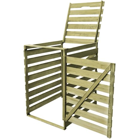 Containerberging enkel 240 L geïmpregneerd hout