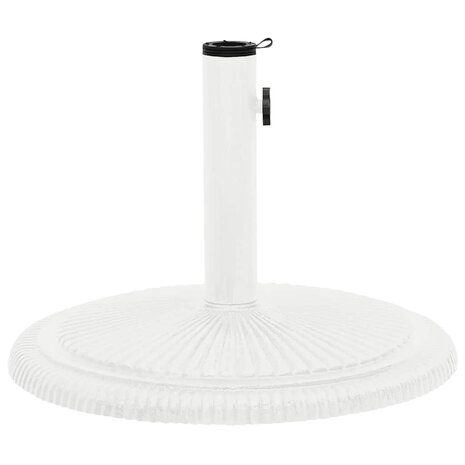 Parasolvoet 45x45x30 cm gietijzer wit