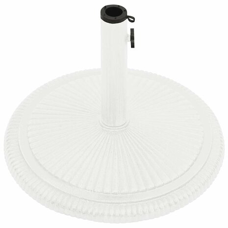 Parasolvoet 45x45x30 cm gietijzer wit