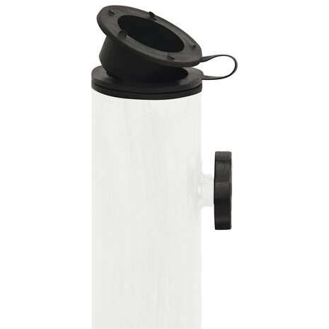 Parasolvoet 45x45x30 cm gietijzer wit