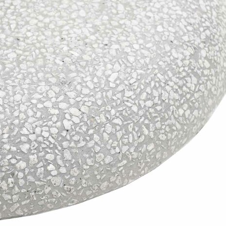 Parasolvoet Lichtgrijs en zwart 45 x 45 x 40 cm Beton en Metaal
