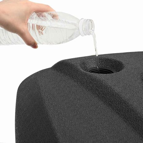 Parasolvoet zwart