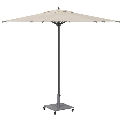 Buiten Parasolvoet Donkergrijze houtlook 45 x 45 x 31 cm Staal