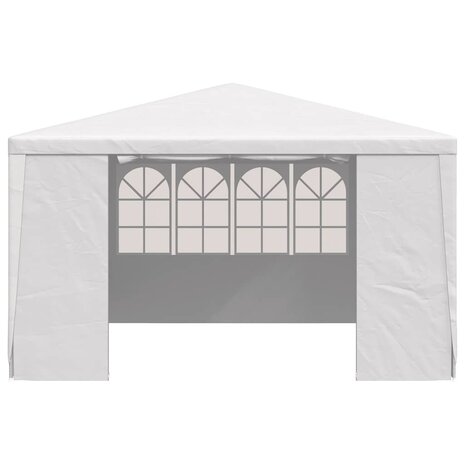 Partytent met zijwanden professioneel 90 g/m² 4x4 m wit