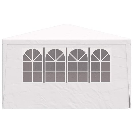 Partytent met zijwanden professioneel 90 g/m² 4x4 m wit