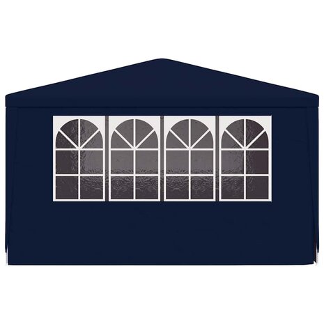 Partytent met zijwanden professioneel 90 g/m² 4x4 m blauw
