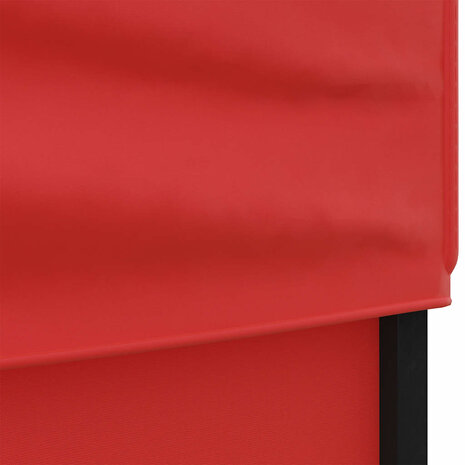 Partytent inklapbaar met zijwanden 3x6 m rood