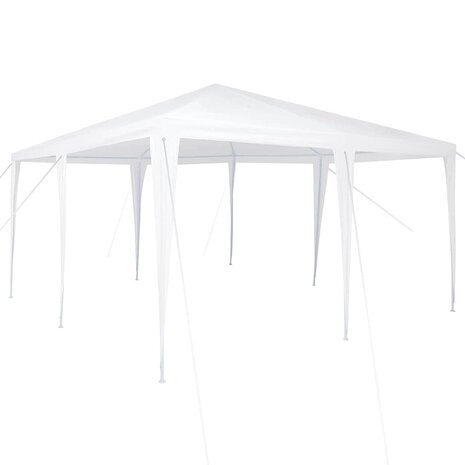 Partytent Wit 400 x 400 x 266 cm Polyester en staal
