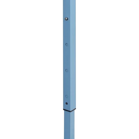 Partytent met 3 zijwanden inklapbaar 280x410x315 cm staal wit