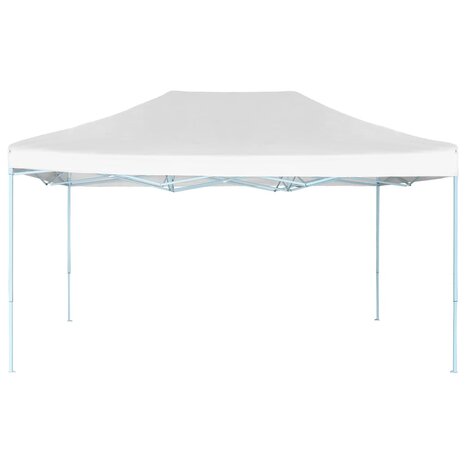 Partytent inklapbaar 280x410x315 cm staal wit