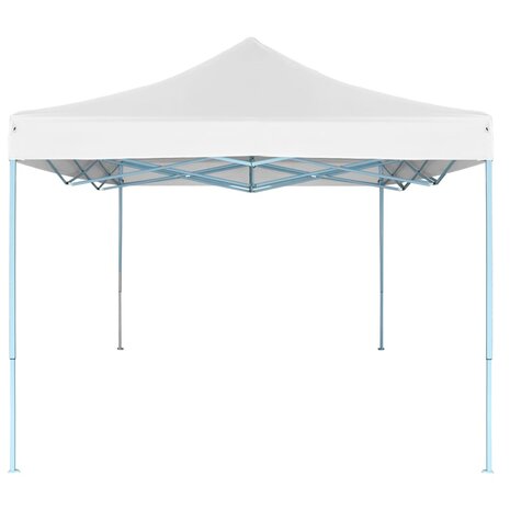 Partytent inklapbaar 280x410x315 cm staal wit