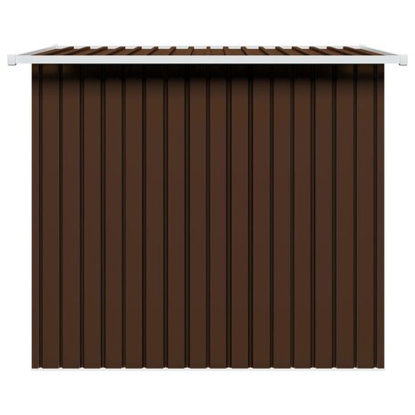 Tuinberging 194x121x181 cm staal bruin