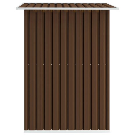 Tuinberging 204x132x186 cm staal bruin