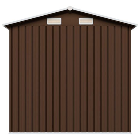 Tuinberging 204x132x186 cm staal bruin