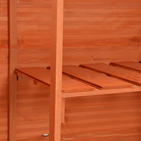 Tuinberging 128x42x91 cm hout