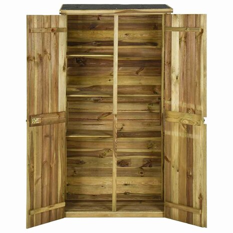 Tuinschuur 85x48x177 cm grenenhout