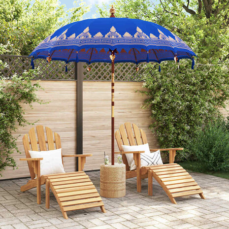 Balinese Parasol Blauw (210-220) x 260 cm