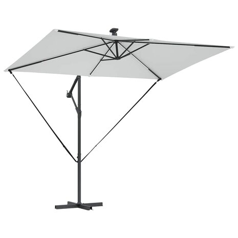 Cantilever Banana Parasol Zand 294 x 200 x 254 cm