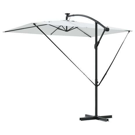 Cantilever Banana Parasol Zand 294 x 200 x 254 cm