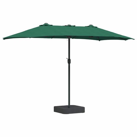 Tuinparasol Groen 385 x 209 x 244 cm Stof