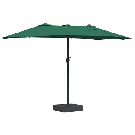 Tuinparasol Groen 385 x 209 x 244 cm Stof