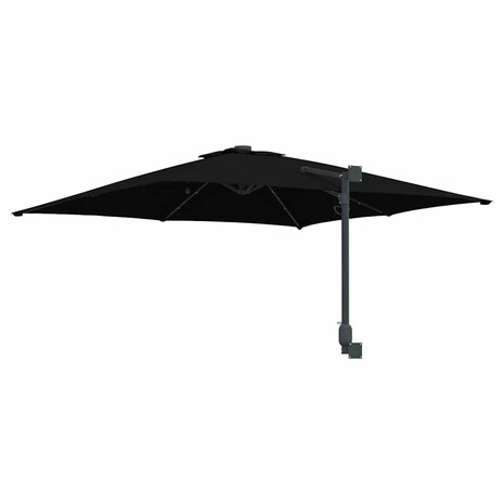 Tuinparasol Zwart 248.5 x 247.5 x 160 cm Stof