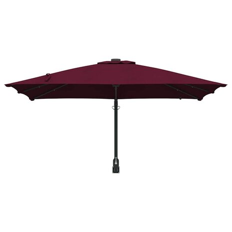 Tuinparasol Bordeauxrood 248.5 x 247.5 x 160 cm Stof