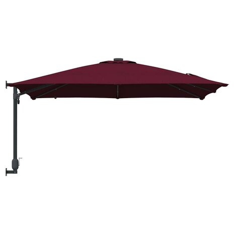 Tuinparasol Bordeauxrood 248.5 x 247.5 x 160 cm Stof