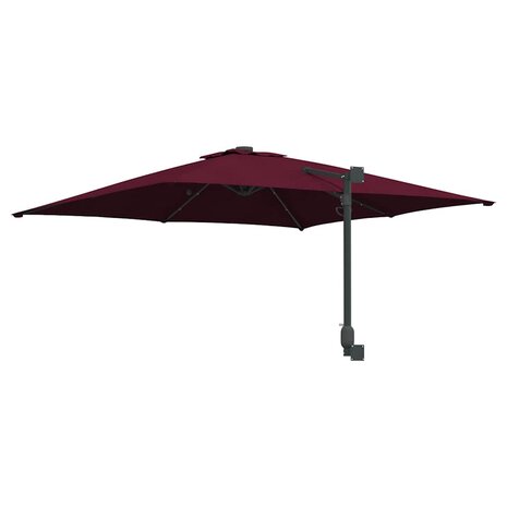 Tuinparasol Bordeauxrood 248.5 x 247.5 x 160 cm Stof