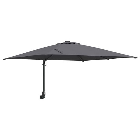 Tuinparasol Antraciet 248.5 x 247.5 x 160 cm Stof