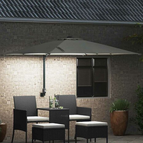 Tuinparasol Zand 248.5 x 247.5 x 160 cm Stof