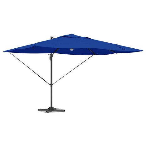 Cantilever Roma parasol Blauw en Zwart 352 x 251 x 265 cm
