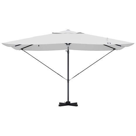 Cantilever Roma parasol Beige en zwart 352 x 251 x 265 cm