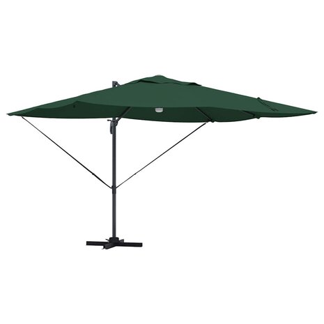 Cantilever Roma parasol Groen en Zwart 352 x 251 x 265 cm