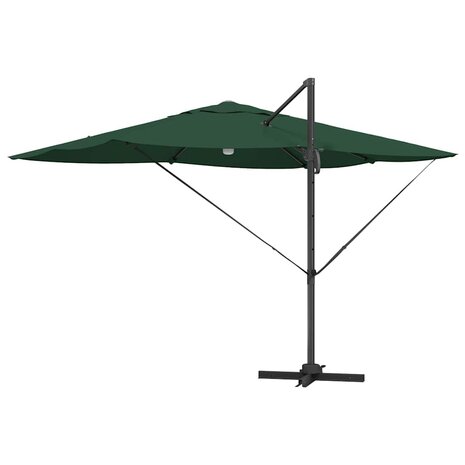 Cantilever Roma parasol Groen en Zwart 352 x 251 x 265 cm