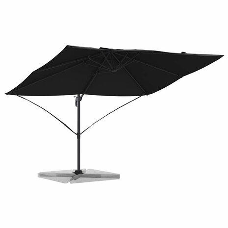 Cantilever Roma parasol Zwart en Zwart 352 x 251 x 260 cm