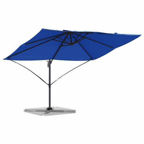 Cantilever Roma parasol Blauw en Zwart 352 x 251 x 260 cm