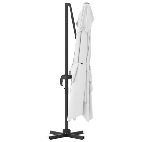 Cantilever Roma parasol Beige en zwart 352 x 251 x 260 cm