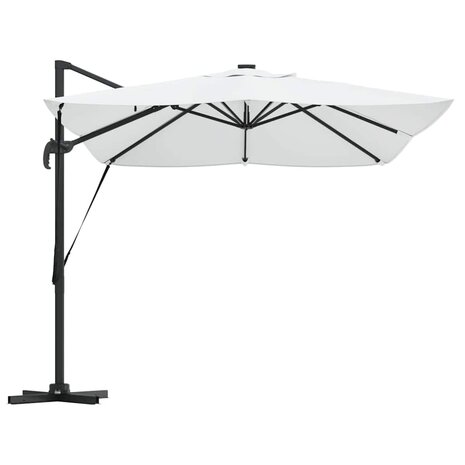 Cantilever Roma parasol Beige en zwart 352 x 251 x 265 cm