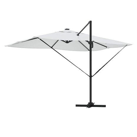 Cantilever Roma parasol Beige en zwart 352 x 251 x 265 cm