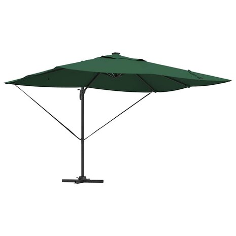Cantilever Roma parasol Groen en Zwart 352 x 251 x 265 cm