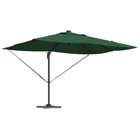 Cantilever Roma parasol Groen en Zwart 352 x 251 x 265 cm