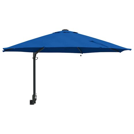 Tuinparasol Blauw en Zwart 248 x 248 x 148 cm
