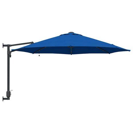 Tuinparasol Blauw en Zwart 248 x 248 x 148 cm