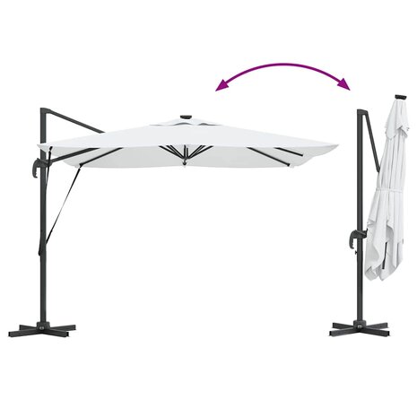 Parasol Zand 286 x 285 x 270 cm Aluminium